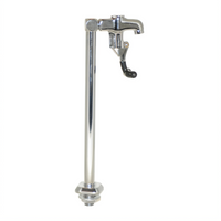 BK Resources Deck Mount Stainless Steel Glass Filler Water Station Faucet