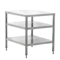 Hobart 27-Inch W x 32-Inch D Equipment Stand with 2 Undershelves
