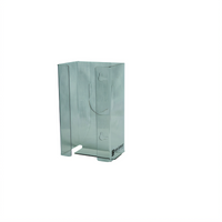 San Jamar Clear Wall-Mount Disposable Glove Dispenser, 1-Box Capacity