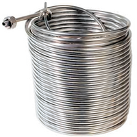 Micro Matic Right-Hand Stainless Steel Cooling Coil for Commercial Beer Dispensers, 120 Ft x 3/8-Inch O.D.