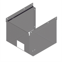 John Boos Stainless Steel Apron for PBHS 9-Inch x 9-Inch Wall Mount Hand Sink, Deck Mount