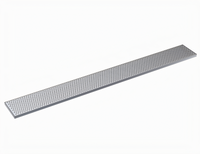52-Inch x 6-Inch Brushed Stainless Steel Drip Tray
