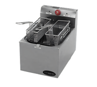 RedHots Single-Tank Electric Countertop Fryer with Stainless Steel Pot, 15 lb Fat Capacity, 120V