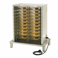 Cambro Camduction® Stainless Steel Base Charger for 20 Bases, 208-240V, 1-Phase