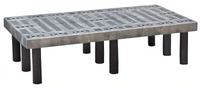 Quantum Polyethylene Vented Dunnage Rack, 700 lb. Capacity
