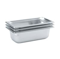 Vollrath Super Pan 3® 1/3 GN Solid Food Pan, 3/4-Inch Deep, 300 Series Stainless Steel