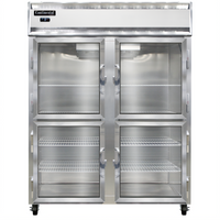 Continental Refrigerator 2FENGDHD Extra-Wide Two-Section Reach-in Glass Door Display Freezer
