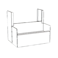 Perlick Top Shelf TSD Series 24-Inch x 24-Inch Stainless Steel Underbar Beer Drainer for 4060A Series Space Saver Dispensing Heads