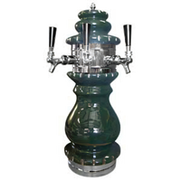 Braumeister Countertop Air-Cooled 3-Faucet Draft Beer Tower