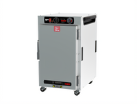 Metro HotBlox Narrow 8-Pan Insulated Holding Cabinet, Undercounter, Analog Controls, Solid Door