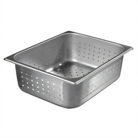 DuraPan 1/2-Size Perforated Steam Table Pan, 4-Inch Deep, 7 Qt, 18/8 Stainless Steel
