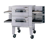 Lincoln Impinger Low Profile Double-Stack Gas Conveyor Oven Package with Glass Access Windows