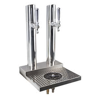 Micro Matic Skyline Countertop 2-Faucet Glycol-Cooled Draft Beer Station with Glass Rinser