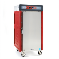 Metro C5 4 Series Insulation Armour Plus 5/6 Height Mobile Heated Holding Cabinet, Solid Door, Universal Slides