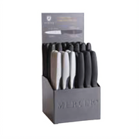 Mercer Culinary Millennia Color Countertop Paring Knife Display Block, 4-Compartment, 48 Knives