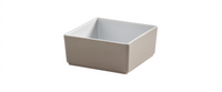 American Metalcraft Unity Collection 16 oz. Square Melamine Bowl, Mocha