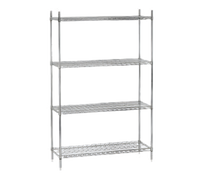 Advance Tabco Special Value Series Heavy Duty Chrome Plated Wire Shelf, 48 x 24 Inches