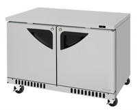 Turbo Air Super Deluxe 48-Inch Two-Section Undercounter Freezer, 14.8 Cu. Ft., Front Breathing Airflow
