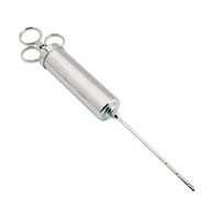 Weston 4 oz Nickel-Plated Brass Marinade Injector