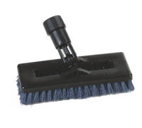 Swivel Scrub Heavy-Duty Floor Brush Head, 8-Inch Plastic Block, Blue Nylon Bristles