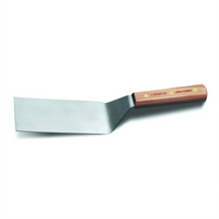 Traditional 6 x 3 Inch Offset Hamburger Turner with Beech Wood Handle