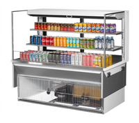 Turbo Air Low Profile Drop-In Horizontal Open Refrigerated Display Case, 59-7/8 Inch Wide, 19.3 Cu. Ft., Self-Contained, R-290