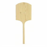 Omcan Wooden Pizza Peel with 16 x 18 Inch Blade, 42 Inch Overall Length