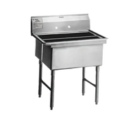 Eagle Spec-Master Two-Compartment Stainless Steel Meat Platter Sink with Dual 18-Inch Drainboards, 70 x 37 Inches