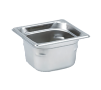 Vollrath Super Pan 3 1/6 GN Solid Hotel Pan, 4 Inch Deep, 22 Gauge 300 Series Stainless Steel