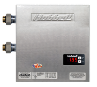 Hubbell JTX027-3T6 Electric Tankless Sanitizing Sink Booster Heater, Wall Mount, 27 kW, 600V, 3-Phase