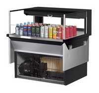 Turbo Air Low-Profile Drop-In Horizontal Open Refrigerated Display Case, Deck Only, 4.6 Cu. Ft., Self-Contained, 115V