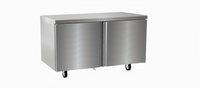Delfield 4560NP Two-Section Worktop/Undercounter Freezer with 2 Solid Doors