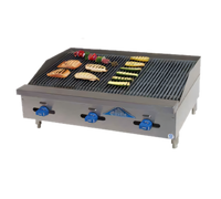 Comstock-Castle Castle Series 36-Inch Countertop Gas Char-Broiler with Radiant Heat