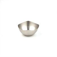 American Metalcraft Squound 5.5 oz Square Stainless Steel Snack Bowl, Satin Finish