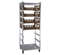 New Age Mobile Produce Crisper Rack for 8 Chill Baskets