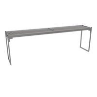 Glastender 78-Inch Single Stainless Steel Overshelf for Pass-Thru Cocktail Stations