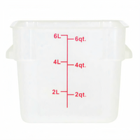 Omcan USA 80203 Commercial Food Storage Containers Case of 24