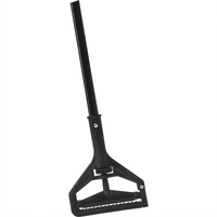 Flo-Pac Quick-Change 60-Inch Vinyl-Coated Metal Mop Handle with Plastic Head