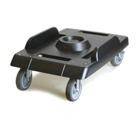 Cateraide IT End Loader Dolly with Casters for IT400, Black