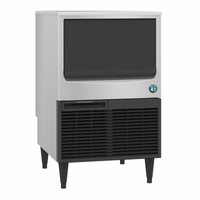 Hoshizaki Cube-Style Ice Maker With 78 lb Built-In Bin, Water-Cooled, Crescent Ice