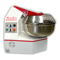 Marra Forni FC60D Forked Dough Mixer with 70 Qt Bowl, Dual Speed, 220V 3-Phase