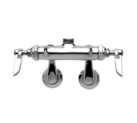 T&S Brass Wall-Mounted Pantry Sink Mixing Faucet with Adjustable Inlet Arms, Nozzle-Less, Low Lead