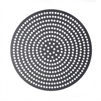 EZ-Release 15-Inch Round Perforated Aluminum Pizza Pan Disk
