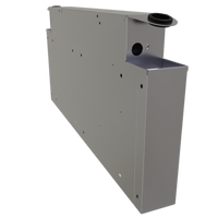 Glastender Pass-Thru Underbar Soda Gun Holder with Integral Drip Pan, Stainless Steel, 4 Inch x 38 Inch x 18 Inch