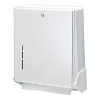 Classic Truefold Wall-Mount C-Fold/Multifold Paper Towel Dispenser, White