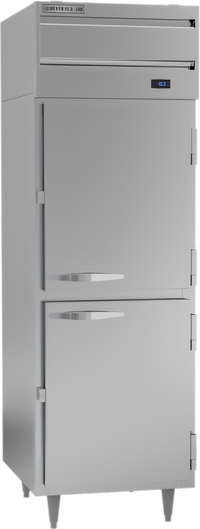 Beverage-Air P Series 1-Section Top-Mounted Reach-In Freezer with 2 Solid Half Doors, 21.01 Cu. Ft.