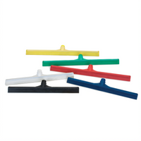Sparta 24-Inch Brown One-Piece Rubber Floor Squeegee Head with Plastic Frame