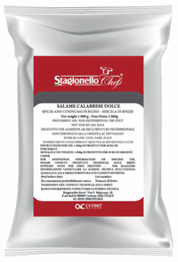 Sweet Calabrese Salami Rapid Fermentation Curing Salt and Spice Blend, 1 kg Bag