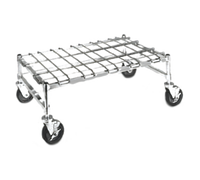 Metro Super Erecta Mobile Stainless Steel Dunnage Rack, 36 x 24 Inches, 800 lb Capacity