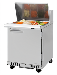 Turbo Air PRO Series Mega Top Sandwich/Salad Prep Table, 27-1/2 In. Wide, 1 Section, Front Breathing